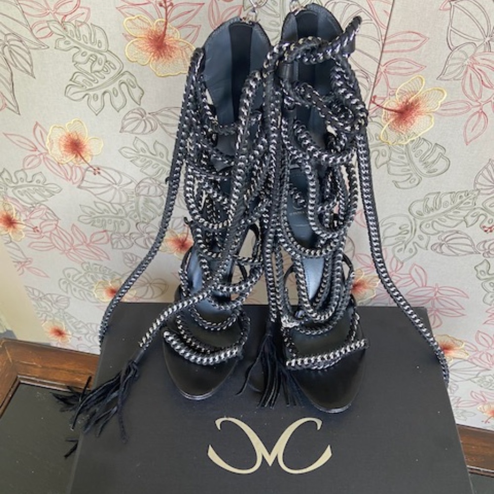 MONIKA CHIANG IMENA LACED UP HEEL
